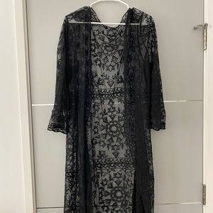 Long Lace Cardigan